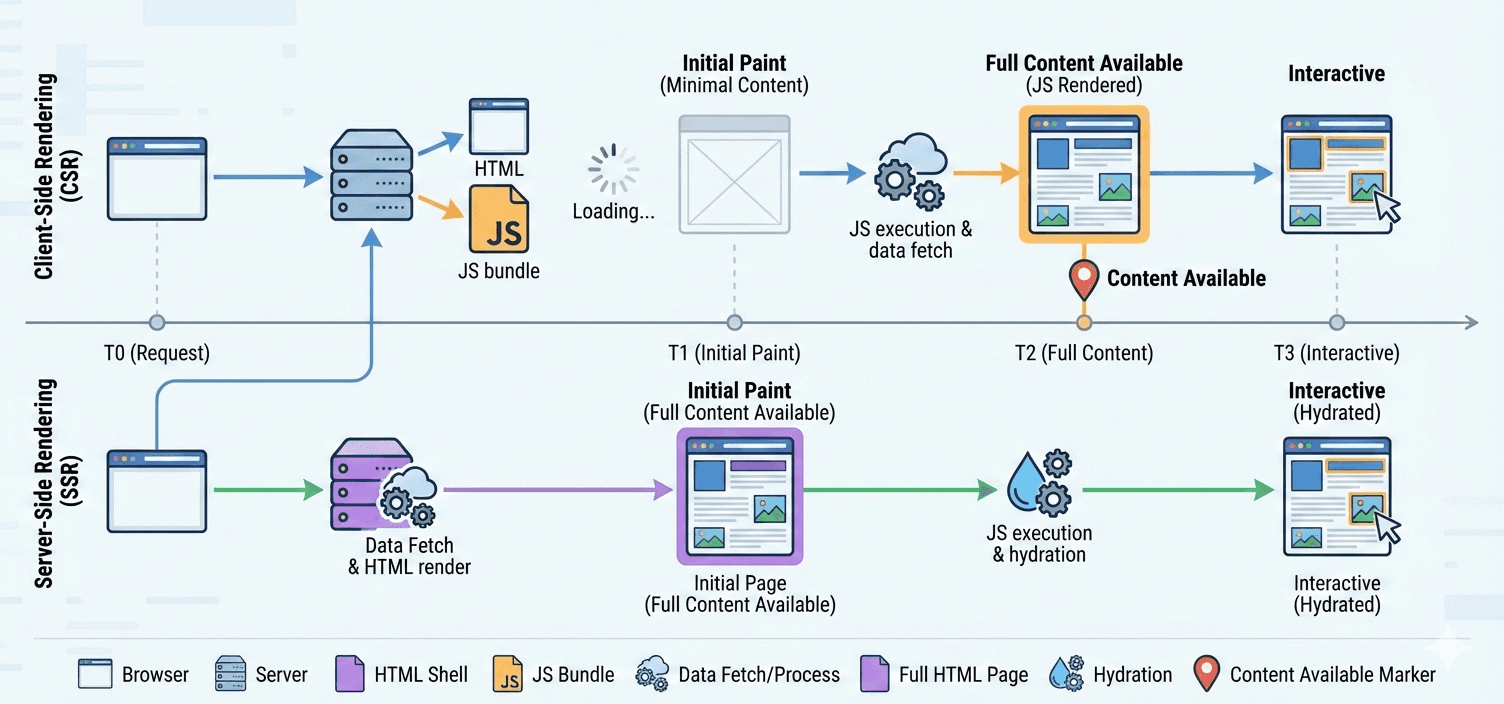 How I Converted a Client-Side Rendered Page to Server-Side Rendering Without Breaking SEO or Performance