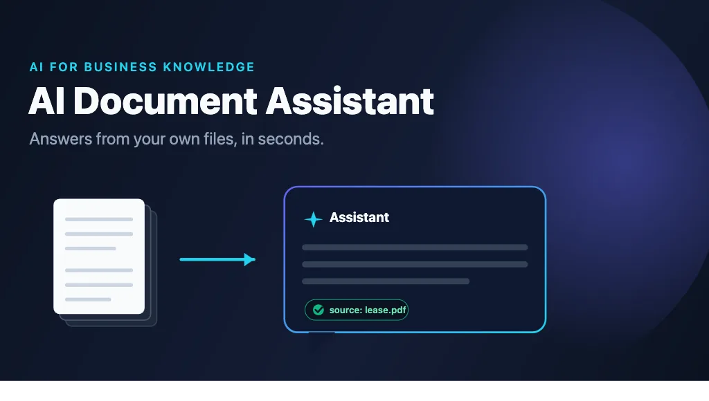 How I Built an AI Document Assistant for a Client